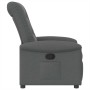 Sillón reclinable de tela gris oscuro de , Sillones - Ref: Foro24-4015617, Precio: 196,71 €, Descuento: %