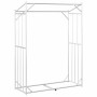Leñero con protector de lluvia 150x60x200 cm acero galvanizado de , Bolsas y soportes de leña - Ref: Foro24-4104953, Precio: ...