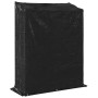 Leñero con protector de lluvia 150x60x200 cm acero galvanizado de , Bolsas y soportes de leña - Ref: Foro24-4104953, Precio: ...