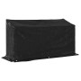 Leñero cubierta lluvia 200,5x60,5x110,5 cm acero galvanizado de , Bolsas y soportes de leña - Ref: Foro24-4104945, Precio: 96...