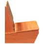 Sillas de jardín 2 uds marrón cera 60x64x70,5 cm de , Sillas de jardín - Ref: Foro24-859314, Precio: 138,86 €, Descuento: %