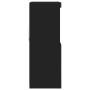 Aparador negro 81x37x100 cm madera de ingeniería de , Taquillas y armarios de almacenamiento - Ref: Foro24-3318618, Precio: 1...