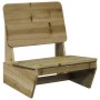 Sillas de jardín 2 uds 60x64x70,5 cm madera de pino impregnada de , Sillas de jardín - Ref: Foro24-859316, Precio: 136,29 €, ...