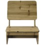 Sillas de jardín 2 uds 60x64x70,5 cm madera de pino impregnada de , Sillas de jardín - Ref: Foro24-859316, Precio: 136,29 €, ...