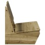 Sillas de jardín 2 uds 60x64x70,5 cm madera de pino impregnada de , Sillas de jardín - Ref: Foro24-859316, Precio: 136,29 €, ...