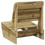 Sillas de jardín 2 uds 60x64x70,5 cm madera de pino impregnada de , Sillas de jardín - Ref: Foro24-859316, Precio: 136,29 €, ...