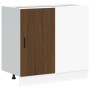 Mueble bajo para fregadero de madera de ingeniería roble marrón de , Armarios de cocina - Ref: Foro24-854295, Precio: 77,26 €...