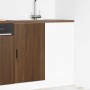 Mueble bajo para fregadero de madera de ingeniería roble marrón de , Armarios de cocina - Ref: Foro24-854295, Precio: 77,26 €...