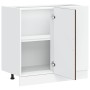 Mueble bajo para fregadero de madera de ingeniería roble marrón de , Armarios de cocina - Ref: Foro24-854295, Precio: 77,26 €...