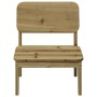 Silla de jardín madera de pino impregnada 60x52,5x72 cm de , Sillas de jardín - Ref: Foro24-859321, Precio: 66,90 €, Descuent...