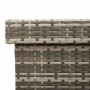 Caja almacenaje jardín ruedas ratán sintético gris 160x55x75 cm de , Cajas de almacenaje para exteriores - Ref: Foro24-410383...