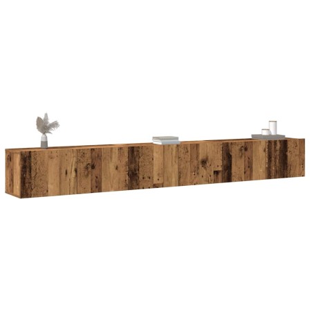 Conjunto de mueble de TV 3 piezas montado la pared madera vieja de , Muebles TV - Ref: Foro24-3329203, Precio: 123,02 €, Desc...