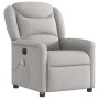 Sillón reclinable de masaje eléctrico tela gris nube de , Sillones - Ref: Foro24-3303193, Precio: 252,18 €, Descuento: %