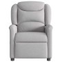 Sillón reclinable de masaje eléctrico tela gris nube de , Sillones - Ref: Foro24-3303193, Precio: 252,18 €, Descuento: %