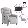 Sillón reclinable de masaje eléctrico tela gris nube de , Sillones - Ref: Foro24-3303193, Precio: 252,18 €, Descuento: %