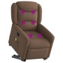 Silla de masaje reclinable de pie de tela marrón de , Sillones - Ref: Foro24-3303208, Precio: 275,65 €, Descuento: %