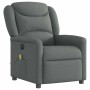Sillón reclinable de masaje eléctrico tela gris oscuro de , Sillones - Ref: Foro24-3303185, Precio: 241,92 €, Descuento: %