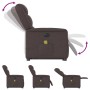 Sillón masaje eléctrico reclinable elevable tela marrón oscuro de , Sillones - Ref: Foro24-3303229, Precio: 320,23 €, Descuen...