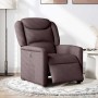 Sillón reclinable eléctrico tela marrón oscuro de , Sillones - Ref: Foro24-3303179, Precio: 235,53 €, Descuento: %
