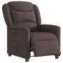 Sillón reclinable eléctrico tela marrón oscuro de , Sillones - Ref: Foro24-3303179, Precio: 235,53 €, Descuento: %