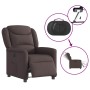 Sillón reclinable eléctrico tela marrón oscuro de , Sillones - Ref: Foro24-3303179, Precio: 235,53 €, Descuento: %