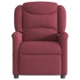 Sillón de masaje reclinable eléctrico tela rojo tinto de , Sillones - Ref: Foro24-3303187, Precio: 253,81 €, Descuento: %