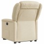 Sillón eléctrico reclinable elevable de tela color crema de , Sillones - Ref: Foro24-3303222, Precio: 300,37 €, Descuento: %
