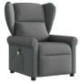 Sillón reclinable de masaje eléctrico tela gris oscuro de , Sillones - Ref: Foro24-3303365, Precio: 244,47 €, Descuento: %