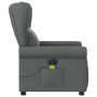 Sillón reclinable de masaje eléctrico tela gris oscuro de , Sillones - Ref: Foro24-3303365, Precio: 244,47 €, Descuento: %