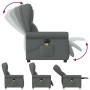 Sillón reclinable de masaje eléctrico tela gris oscuro de , Sillones - Ref: Foro24-3303365, Precio: 244,47 €, Descuento: %