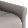 Sillón reclinable de masaje eléctrico tela gris taupe de , Sillones - Ref: Foro24-3303371, Precio: 270,85 €, Descuento: %