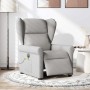 Sillón reclinable de masaje eléctrico tela gris nube de , Sillones - Ref: Foro24-3303373, Precio: 257,94 €, Descuento: %