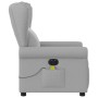 Sillón reclinable de masaje eléctrico tela gris nube de , Sillones - Ref: Foro24-3303373, Precio: 257,94 €, Descuento: %