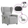 Sillón reclinable de masaje eléctrico tela gris nube de , Sillones - Ref: Foro24-3303373, Precio: 257,94 €, Descuento: %