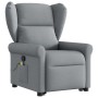 Sillón de masaje reclinable de pie de tela gris claro de , Sillones - Ref: Foro24-3303384, Precio: 281,29 €, Descuento: %