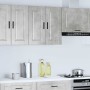 Armario de pared cocina Porto madera ingeniería gris hormigón de , Armarios de cocina - Ref: Foro24-854061, Precio: 59,67 €, ...