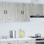 Armario de pared de cocina Porto gris sonoma madera ingeniería de , Armarios de cocina - Ref: Foro24-854063, Precio: 64,92 €,...
