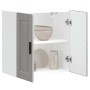 Armario de pared de cocina Porto gris sonoma madera ingeniería de , Armarios de cocina - Ref: Foro24-854063, Precio: 64,92 €,...
