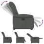 Sillón reclinable elevable de tela gris oscuro de , Sillones - Ref: Foro24-3303255, Precio: 260,33 €, Descuento: %