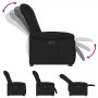 Sillón eléctrico reclinable elevable de tela negro de , Sillones - Ref: Foro24-3303276, Precio: 303,42 €, Descuento: %