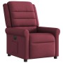 Sillón reclinable eléctrico tela rojo tinto de , Sillones - Ref: Foro24-3303297, Precio: 238,02 €, Descuento: %
