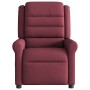 Sillón reclinable eléctrico tela rojo tinto de , Sillones - Ref: Foro24-3303297, Precio: 238,02 €, Descuento: %