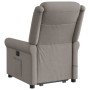 Sillón reclinable de masaje elevable tela gris taupé de , Sillones - Ref: Foro24-3303331, Precio: 282,86 €, Descuento: %