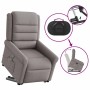 Sillón reclinable de masaje elevable tela gris taupé de , Sillones - Ref: Foro24-3303331, Precio: 282,86 €, Descuento: %