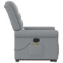 Sillón de masaje eléctrico reclinable elevable tela gris claro de , Sillones - Ref: Foro24-3303344, Precio: 326,69 €, Descuen...