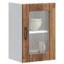 Armario pared cocina puerta de cristal Lucca madera vieja de , Armarios de cocina - Ref: Foro24-853775, Precio: 59,96 €, Desc...