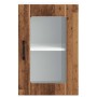 Armario pared cocina puerta de cristal Lucca madera vieja de , Armarios de cocina - Ref: Foro24-853775, Precio: 59,96 €, Desc...