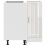 Mueble bajo esquina de cocina Lucca alto brillo blanco de , Armarios de cocina - Ref: Foro24-853749, Precio: 120,95 €, Descue...
