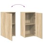 Armario de madera de ingeniería roble sonoma 50x45x103,5 cm de , Taquillas y armarios de almacenamiento - Ref: Foro24-859044,...