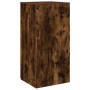 Armario de madera de ingeniería roble ahumado 50x45x103,5 cm de , Taquillas y armarios de almacenamiento - Ref: Foro24-859046...